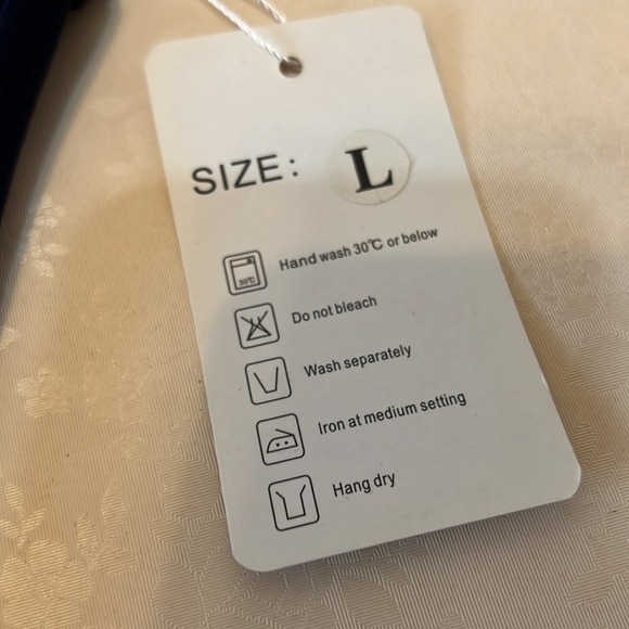 Heloise Scuba Blue/Black Lace top Dress. Size L. - Picture 4 of 8